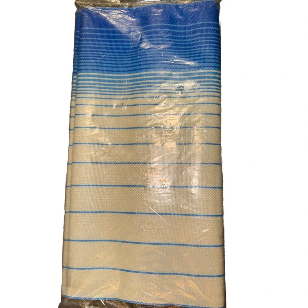 Vtg Frost King Lounge Webbing Renew Kit Blue Ivory Chaise Lacing Cord 17x133 NOS